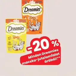 Interspar Dreamies macska-jutalomfalat ajánlat