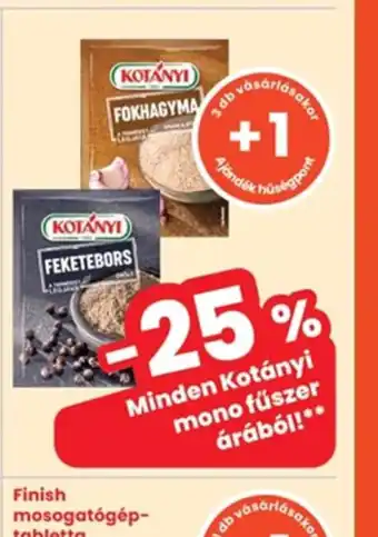 Interspar Kotányi mono fűszer ajánlat