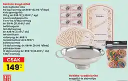 Interspar Befőzési kiegészítők ajánlat