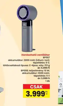 Interspar Hordozhat ventilátor ajánlat