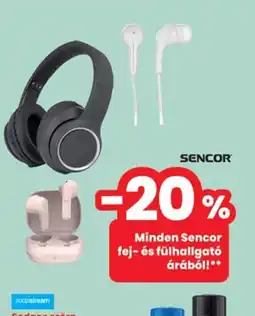 Interspar Sencor fej- és fülhallgat ajánlat
