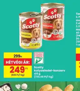 Interspar Scotty kutyaeledel-konzerv ajánlat