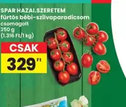 Interspar Spar Hazai Szeretem fürtös bébi-szilvaparadicsom ajánlat