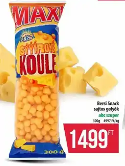 Coop Bersi Snack sajtos golyók ajánlat