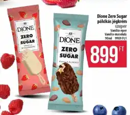 Coop Dione Zero Sugar pálcikás jégkrém ajánlat