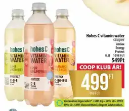 Coop Hohes C vitamin water ajánlat