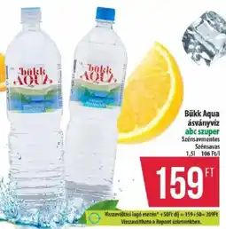 Coop Bükk Aqua ásványvíz ajánlat