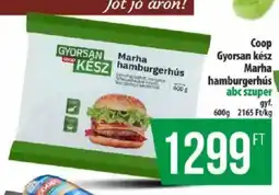 Coop Coop Gyorsan kész Marha hamburgerhús ajánlat