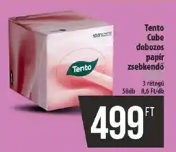 Coop Tento Cube dobozos papír zsebkendő ajánlat