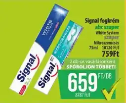 Coop Signal fogkrém ajánlat