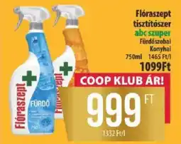 Coop Flóraszept tisztítószer ajánlat