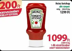 Coop Heinz ketchup ajánlat