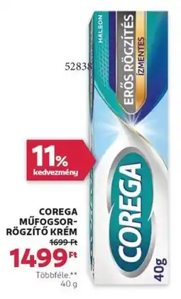 Rossmann Corega műfogsor- rögzítő krém ajánlat