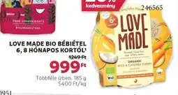 Love made bio bébiétel 6, 8 hónapos kortól