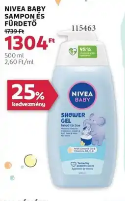 Rossmann Nivea baby sampon és fürdető ajánlat