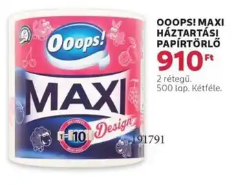 Rossmann Ooops! maxi háztartási papírtörlő ajánlat