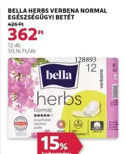 Bella herbs verbena normal egészségügyi betét