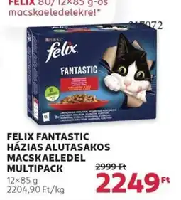 Felix fantastic házias alutasakos macskaeledel multipack
