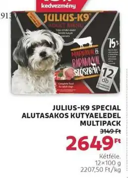 Rossmann Julius-k9 special alutasakos kutyaeledel multipack ajánlat
