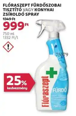 Rossmann Flóraszept fürdőszobai tisztító stb. ajánlat