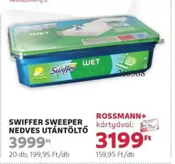 Rossmann Swiffer sweeper nedves utántöltő ajánlat