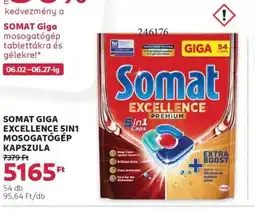 Rossmann Somat giga excellence 5in1 mosogatógép kapszula ajánlat
