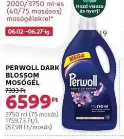 Perwoll dark blossom mosógél