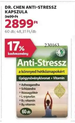 Rossmann Dr. chen anti-stressz kapszula ajánlat