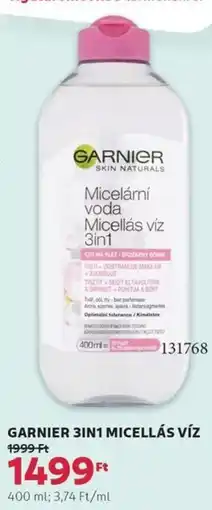 Rossmann Garnier 3in1 micellás víz ajánlat