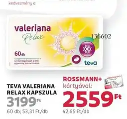 Teva valeriana relax kapszula