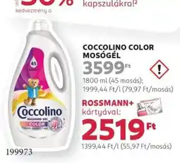 Rossmann Coccolino color mosógél ajánlat