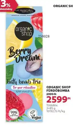 Organic shop fürdőbomba