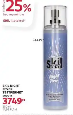 Skil night fever testpermet