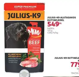 Julius-k9 alutasakos kutyaeledel