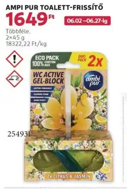 Rossmann Ampi pur toalett-frissítő ajánlat