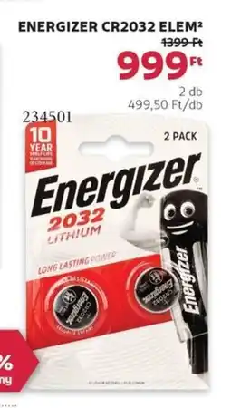 Rossmann Energizer cr2032 elem ajánlat