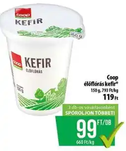 Coop Coop élőflórás kefir ajánlat