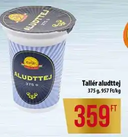 Coop Tallér aludttej ajánlat