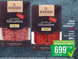 Coop Kaiser szeletelt téliszalámi ajánlat