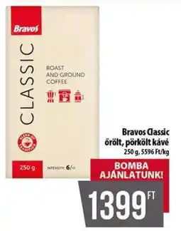 Coop Bravos Classic őrölt, pörkölt kávé ajánlat