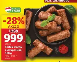 Lidl KOMÉTA Sertés-marha csevapcsicsa, 360 g ajánlat