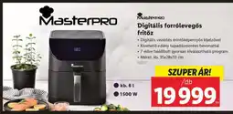 Lidl MASTERPRO Digitális forrólevegős fritőz ajánlat