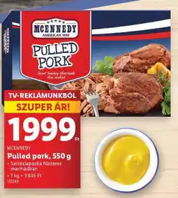 Lidl MCENNEDY Pulled pork, 550 g ajánlat