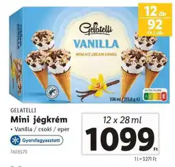 Lidl GELATELLI Mini jégkrém ajánlat