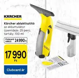 Tesco Kärcher ablaktisztító ajánlat