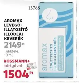 Rossmann Aromax levegő- illatosító illóolaj keverék ajánlat