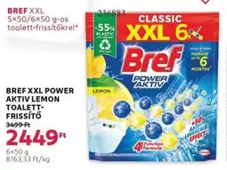 Rossmann Bref xxl power aktiv lemon toalett- frissítő ajánlat