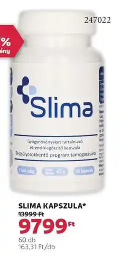 Rossmann Slima kapszula ajánlat