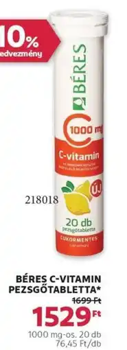 Béres c-vitamin pezsgőtabletta