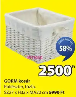 JYSK Gorm kosár ajánlat